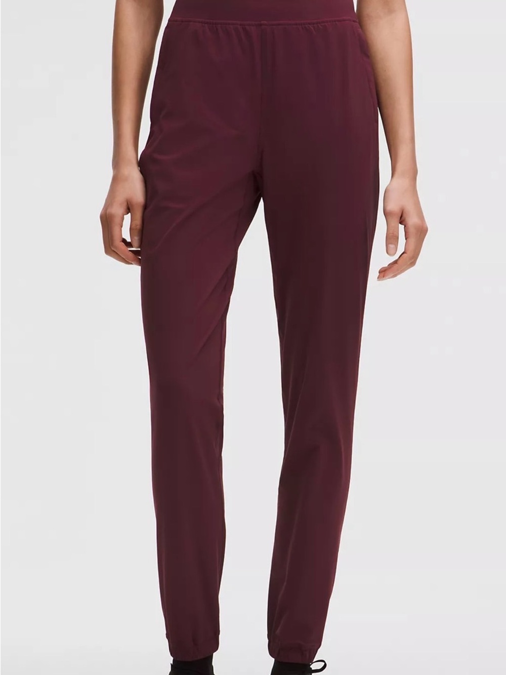 lululemon Adapter State HR  Short jogger Deep Wine Fits 5’4” and Up